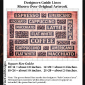 Modern Pink Coffee Cafe Typography FC9 Decoupage Tissuepapier