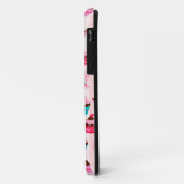Modern Pink Cupcakes Girly Monogrammed Case-Mate iPhone Case (Achterkant/links)