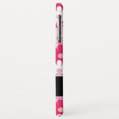 Modern Pink Floral Pattern Daisy Flowers Monogram Case-Mate iPhone Case (Achterkant/links)