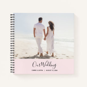 Modern Pink Foto Weddenschap Boek
