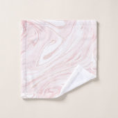 Modern Pink Glitter Marble (Gant de toilette)