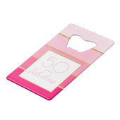 Modern Pink & Gold 50 et fabuleux anniversaire (Devant Angle)