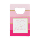 Modern Pink & Gold 50 et fabuleux anniversaire (Dos)