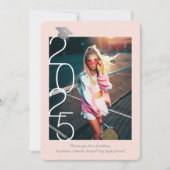 Modern Pink Grey 2023 Afstuderen Open House Aankondiging (Voorkant)