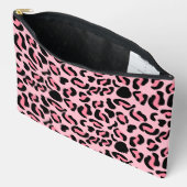 Modern Pink Leopard Pattern Animal Etui (Open)