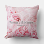 Modern Pink Peony Keepomwille Sierkussen (Voorkant)