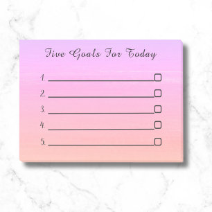 Modern Pink Trendy Post-it® Notes