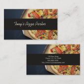 Modern Pizza Parlor Visitekaartje (Voorkant / Achterkant)