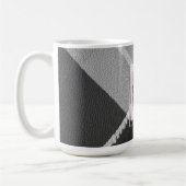 Modern Plaid Rustic Photo Christmas mug (Gauche)