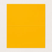 Modern Plain Professioneel Minimalistisch Geel Visitekaartjes (Binnenkant ongevouwen)