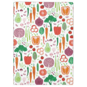 Modern plantaardig patroon klembord (Achterkant)