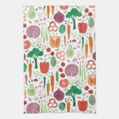 Modern plantaardig patroon theedoek (Verticaal)