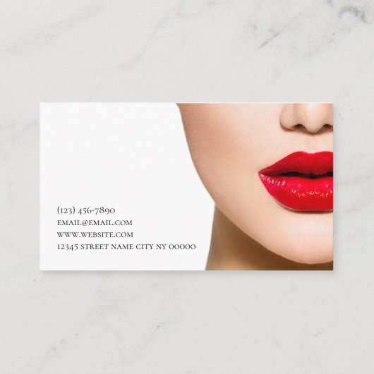 Modern Plastic Surgery & Rejuvenation Center Busin Visitekaartje (Achterkant)