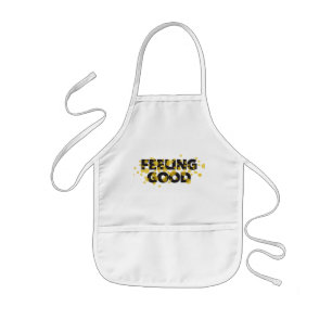 Modern, playful, cheerful design of Feeling Good Kinder Schort