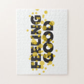 Modern, playful, cheerful design of Feeling Good Legpuzzel (Verticaal)