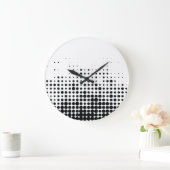 Modern, playful, urban geometric circle pattern grote klok (Huis)