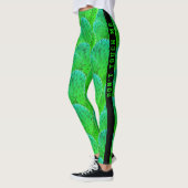 Modern plezier niet aanraken groene woestijn cactu leggings (Links)