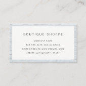 Modern Polka Dot | Brick Border Visitekaartje (Achterkant)