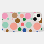 Modern Polka Dot Pattern Case-Mate iPhone Case (Achterkant (horizontaal))