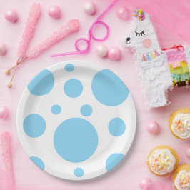 Modern Polka Dots patroon Papieren Bordje