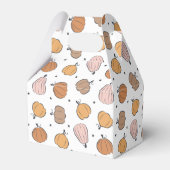 Modern pompoenpatroon - gunstboxen bedankdoosjes (Achterkant)