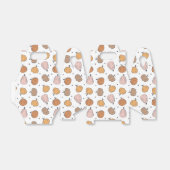 Modern pompoenpatroon - gunstboxen bedankdoosjes (Uitgevouwen)