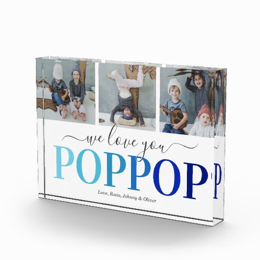 Modern pop-upfotocollage blok (Rechts)