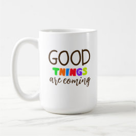 Modern Positive Hand Lettering Mug Koffiemok