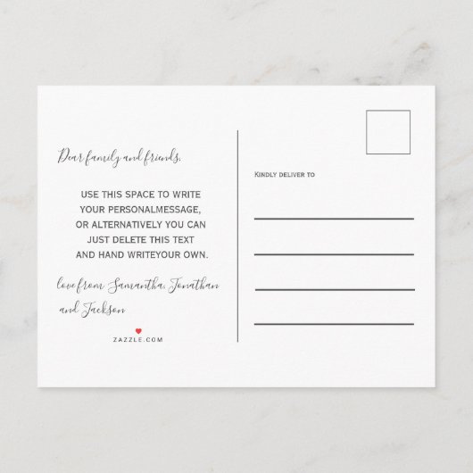 Modern Potted Planten We hebben onze aankondiging  (Achterkant)