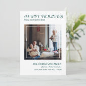 Modern Prettige feestdagen Bewegende Aankondiging (Staand voorkant)