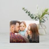 Modern Prettige feestdagen script, volledige foto (Staand Voorkant)