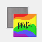 Modern Pride Rainbow Magneet (Voorkant / Achterkant)
