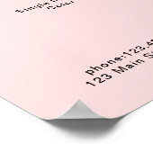 Modern, prijslijst Poster (Hoek)