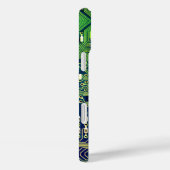 Modern printplaatontwerp Voeg naam toe Geeky Case-Mate iPhone Case (Achterkant / Rechts)