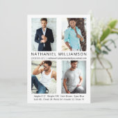 Modern Pro Model Actor 4 Foto's Comp Kaart (Staand voorkant)