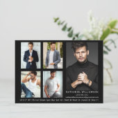 Modern Pro Model Actor 5 Photo Comp Kaart (Staand voorkant)