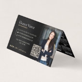 Modern Professional 2026 Pocket Calendar Folded Visitekaartjes (Achterkant)