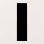 Modern Professional Black en White Photo Monogram Visitekaartjes (Binnenkant ongevouwen)