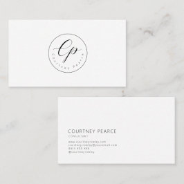 Modern professional business card visitekaartje