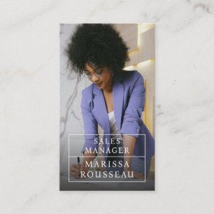 Modern Professional Business Photo Visitekaartje