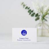 Modern Professional Cleaning Service Visitekaartje (Staand voorkant)