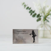 Modern Professional Cleaning Service Visitekaartje (Staand voorkant)