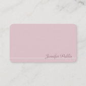 Modern Professional Elegant Trendy Matte Visitekaartje (Voorkant)