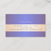 Modern Professional Luminous Violet, Mandala Visitekaartje (Achterkant)