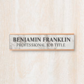 Modern Professional Office Door Sign Deurbordje (Voorkant)