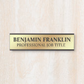 Modern Professional Office Door Sign Deurbordje (Voorkant)