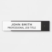 Modern Professional Office Door Sign Deurbordje (Voorkant)