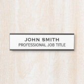 Modern Professional Office Door Sign Deurbordje (Voorkant)