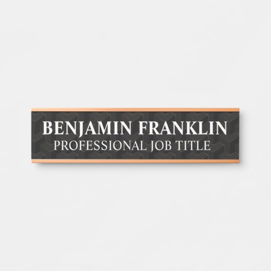 Modern Professional Office Door Sign Deurbordje (Voorkant)