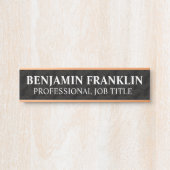 Modern Professional Office Door Sign Deurbordje (Voorkant)